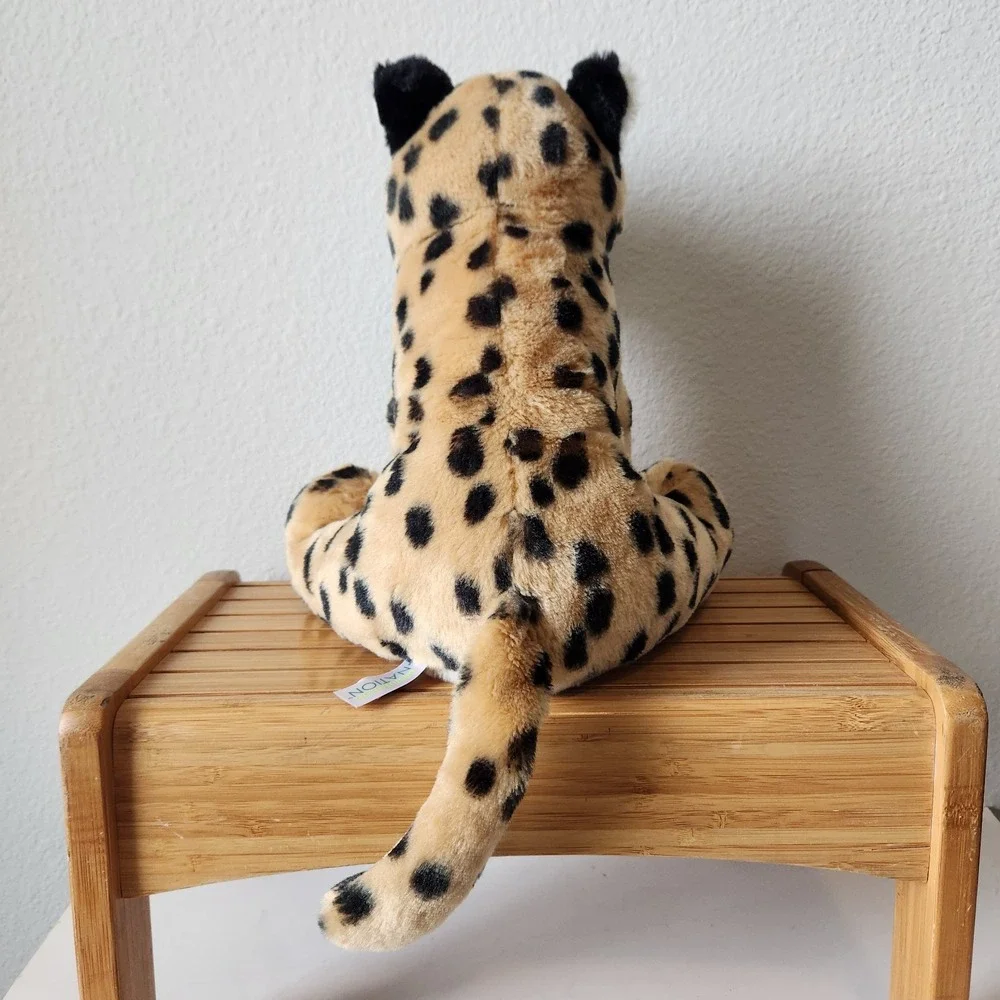 2019 Aurora Destination Nation Sitting Leopard Plush Stuffed Animal‎ 10 in Tall